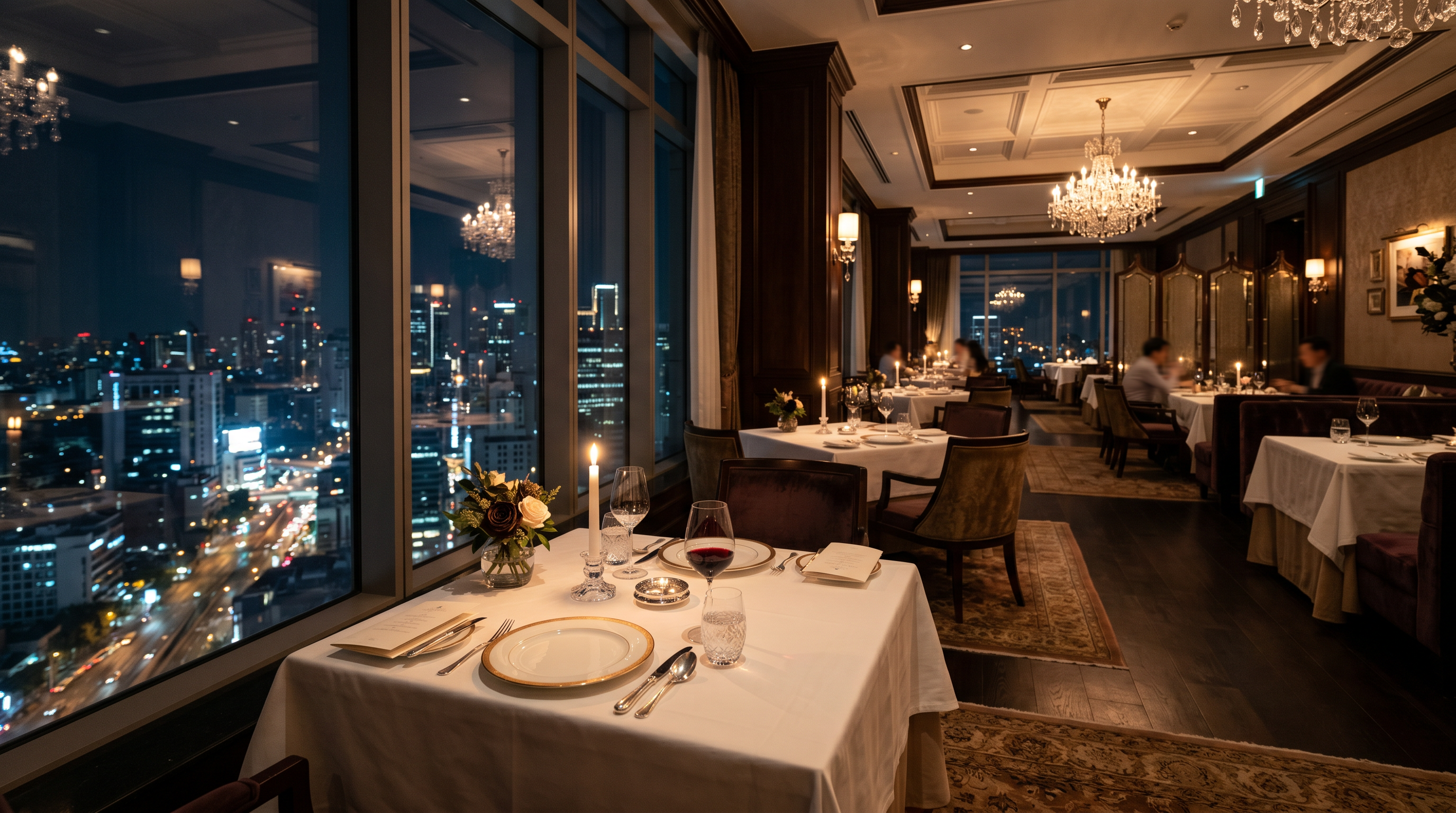 Restaurant dining room at Best Ranked UK hotel